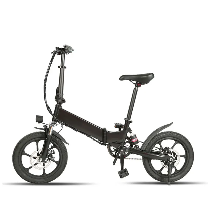 

Электровелосипед LEAPER Single Speed Ultra Light Portable Mini из алюминиевого сплава, 250 Вт, 36 В, 5.2 Ач, литиевая батарея, 16 дюймов, складной