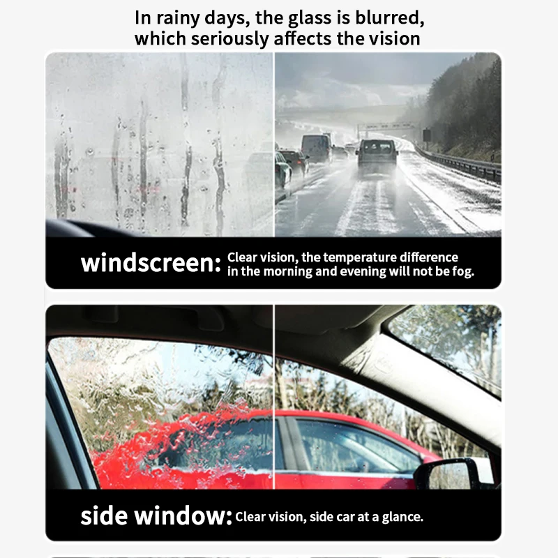  Autoglas-Reinigungstücher, hochwirksam bei der Entfernung von Schmutz und Ölfilmen, beschlagfrei, rückstandsfrei und erfordert kein Waschen. – Detail 5