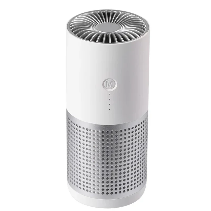 Zai Xiao Air Purifier for Home Ozone Generator HEPA Filters Desktop Purifier Night Light Rechargeable Air Cleaner AP02