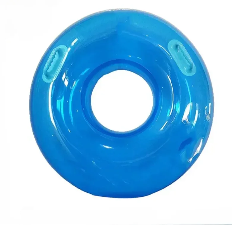 Heavy-duty Lazy River Pvc Inflatable Round Waterpark Ski Tube Ring For Single Person