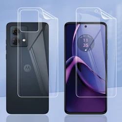 For Motorola Moto G84 G54 Power 5G Clear TPU / Matte Anti-Fingerprints Hydrogel Full Cover Soft Screen Protector Film
