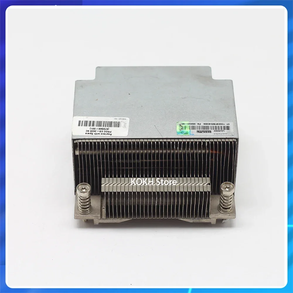 Original for HP ProLiant DL380E G8 Gen8 DL380EG8 CPU Cooler Heatsink Server Radiator 677090-001 663673-001 6043B0111501A2 Cooler