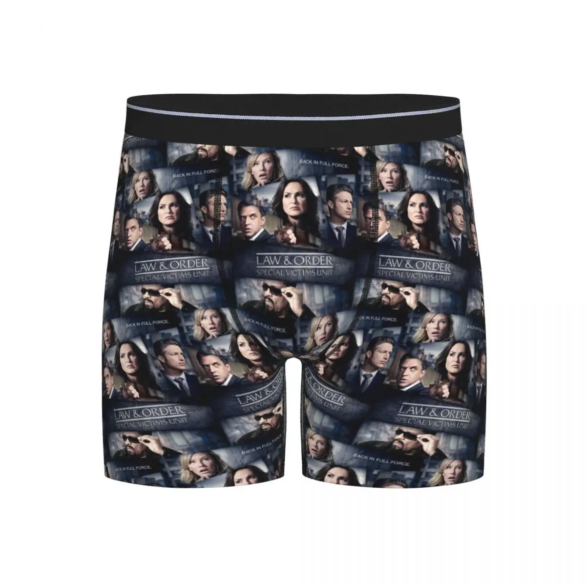 

Long Boxer Underpants Shorts SVU Back In Full Force Panties Male Comfortable Underwear for Homme Man Boyfriend Gifts
