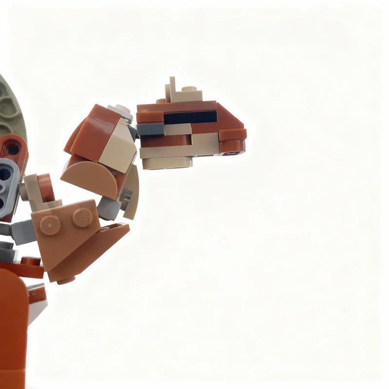 308 pièces MOC Creator 3 1 Ouranosurus Nigeriensis Modèle de blocs de construction Cadeaux de Noël Idée de jouet éducatif Briques pour enfants