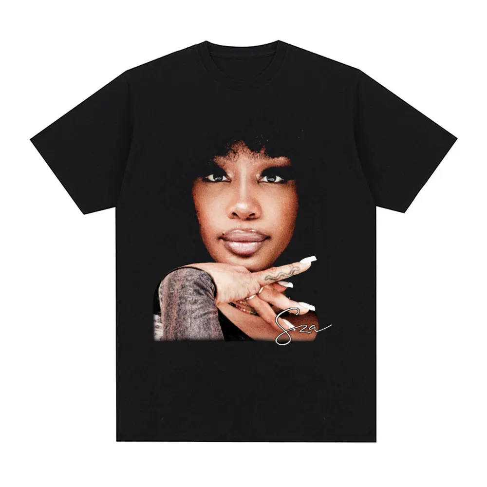 SZA Graphic T-shirts Men Women Clothing Fashion Hip Hop T-shirt Summer Cotton Casual Short Sleeve Oversized T Shirts Streetwear