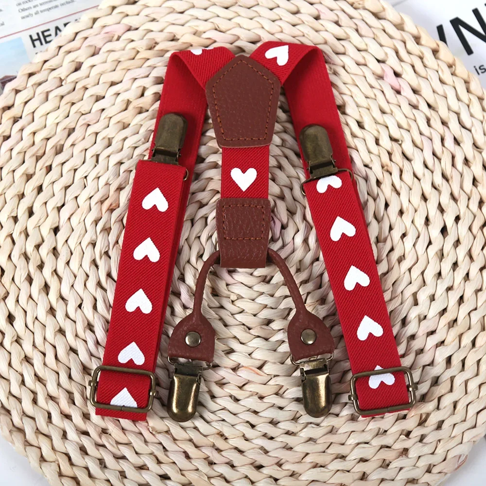 Cute Children Belt Boys Girls Colorful Suspenders Clip-on Y-Back Braces Elastic Adjustable Kids Formal Wear Accessories Gift