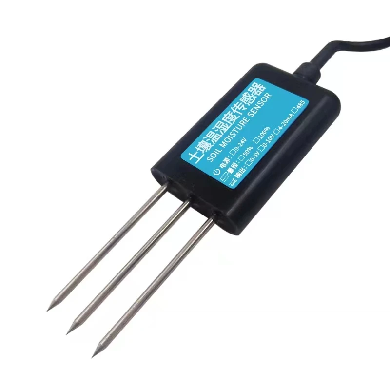 RS485 soil integrated sensor, soil nitrogen, phosphorus, kalium,soil npk temperature and humidity, conductivity, pH sensor