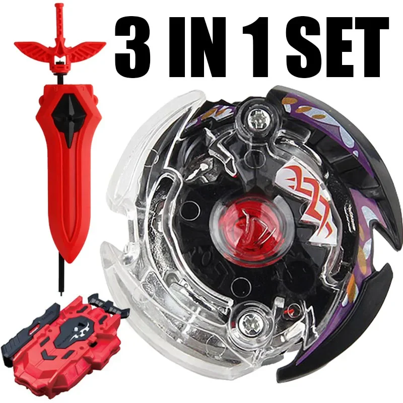 B-X TOUPIE BURST BEYBLADE Spinning Top Booster Dark Death Scyther.F.J W/ NEW Sword LR Launcher
