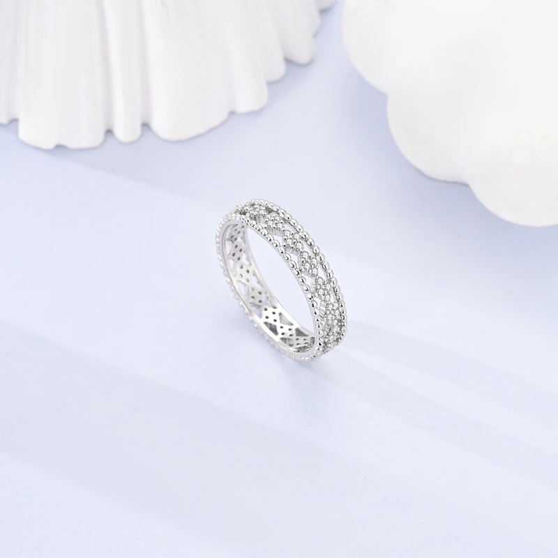 Bague Vintage géométrique scintillante en argent Sterling 925 pour femmes et filles, bijoux originaux, cadeaux d'anniversaire