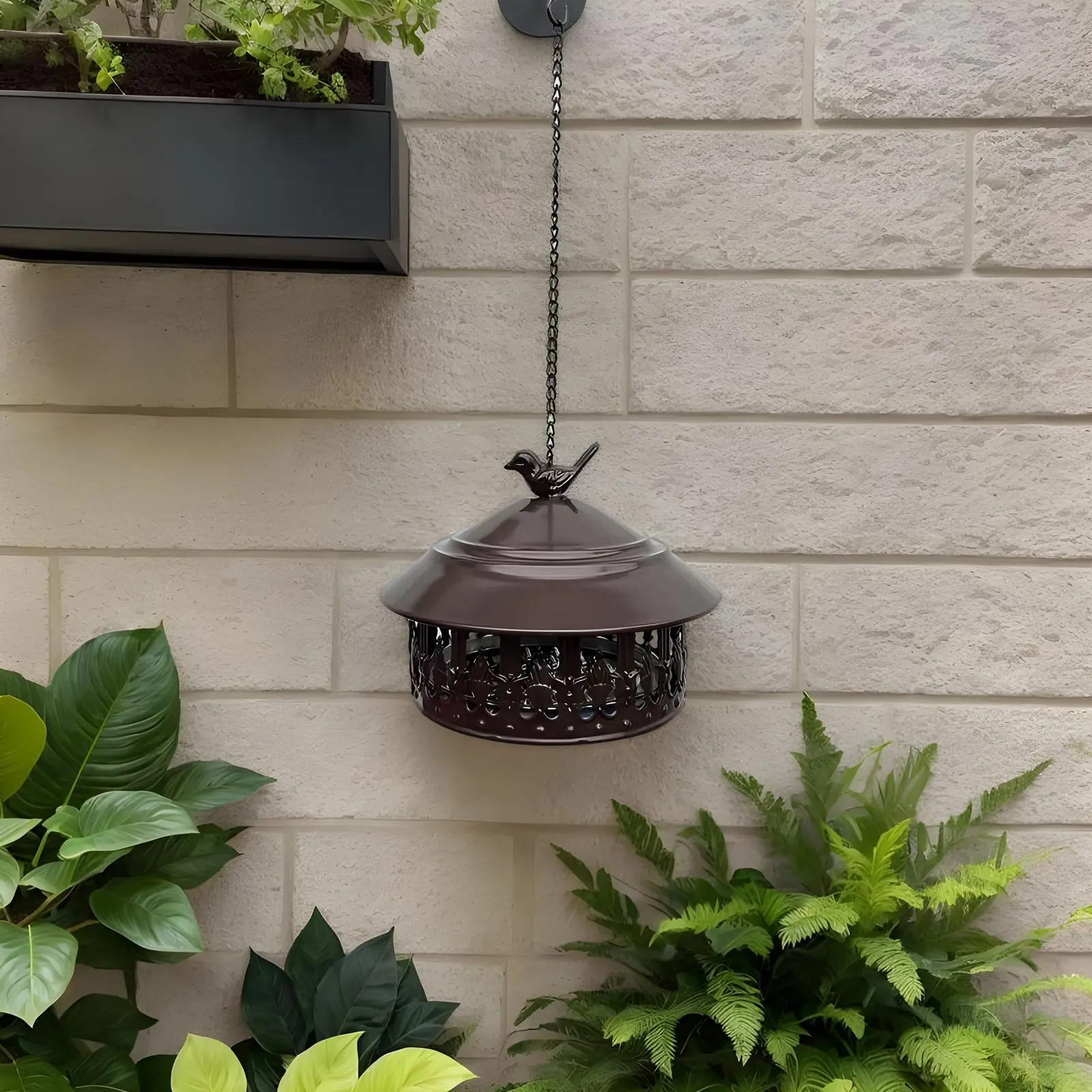 

Coil Incense Holder Metal Incense Burner Holder Box For Patio Waterproof Non-slip Storage Tray Garden Decor Ornaments For