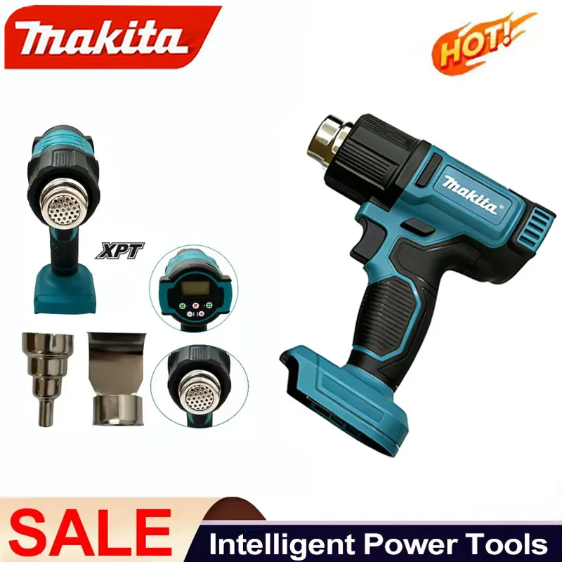 Batteria 6.0Ah Nuova originale 100% Makita DHG181 Pistola termica a batteria 18V LXT Utensili elettrici a litio 150-550ºC Pistola per termoretrazione Pellicola termoretraibile Adesivo trasparente