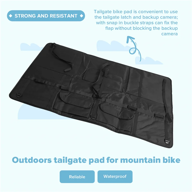 

ABVE-для пикапа, большинство багажников, крышка накладки на заднюю дверь для горных велосипедов, защита задних ворот