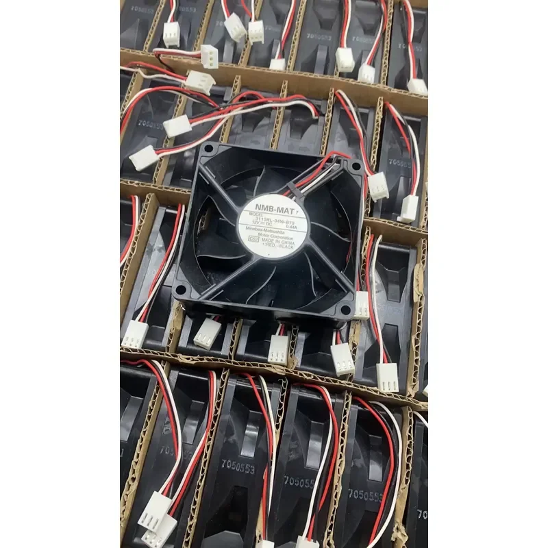 for Mebea NMB Double Ball Bearing Fan 80mm 8cm 12V 0.44A Original Cooling Fan