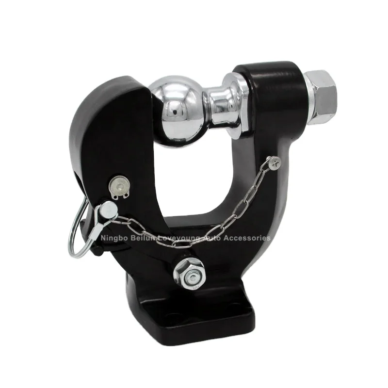 

Heavy Duty Sprayed Powder Type Pintle Hitch Hook Trailer Towing Hook with hitch ball