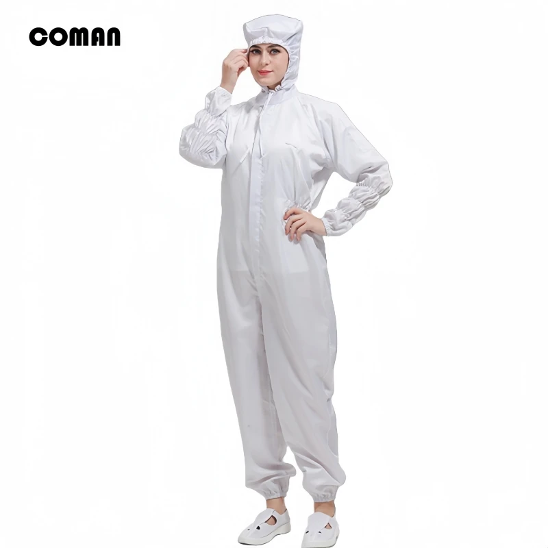 Anti static hooded clothing spray painting electronics factory pharmaceutical and food factory clothing clean work clothe