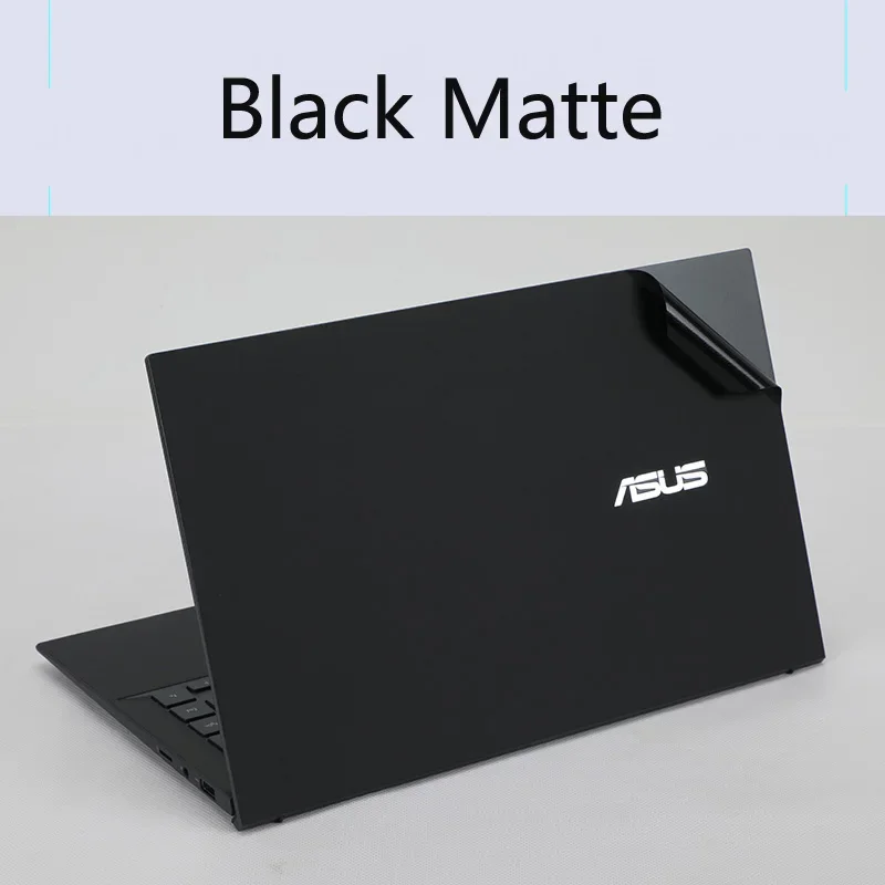 Black Matte Vinly Laptop Sticker Skin Decals Protector Guard Cover for Asus UX325 UX325J UX325E 13.3