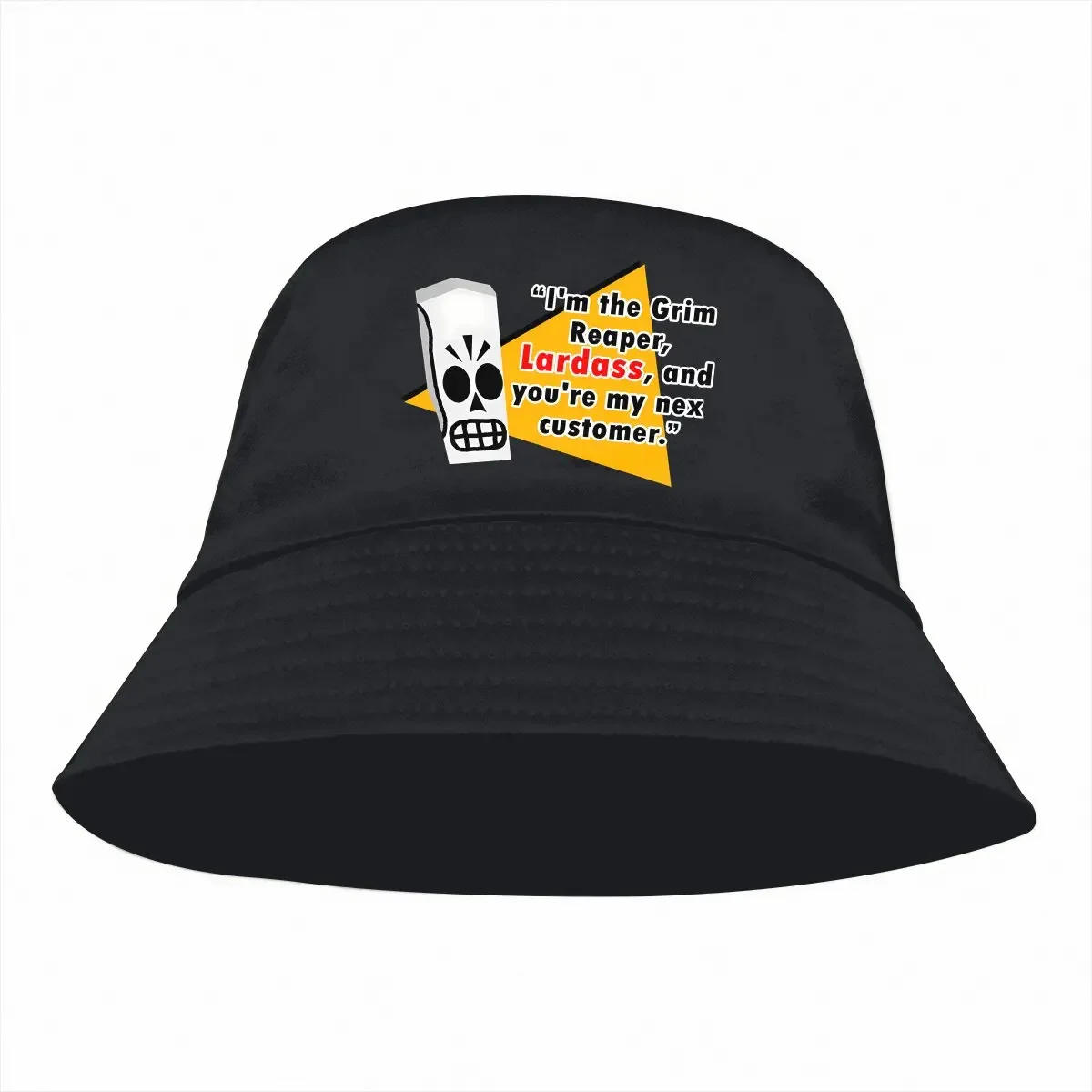 Grim Fandango Adventure Game Bucket Hat Manny Calavera Men's Women's Fisherman Cap Hip Hop Beach Sun Fishing Hats