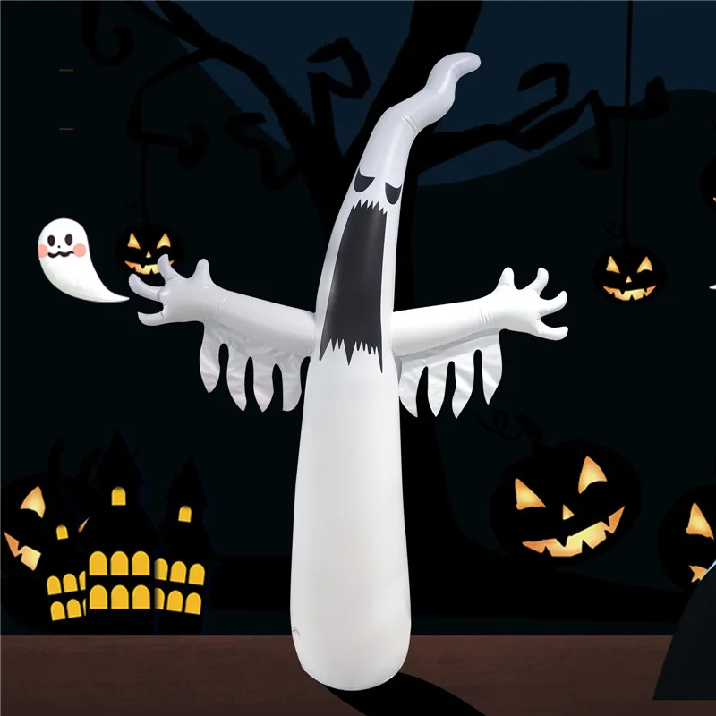 Halloween decoration ghost ornament LED luminous inflatable tumbler outdoor courtyard lawn scene arrangement props