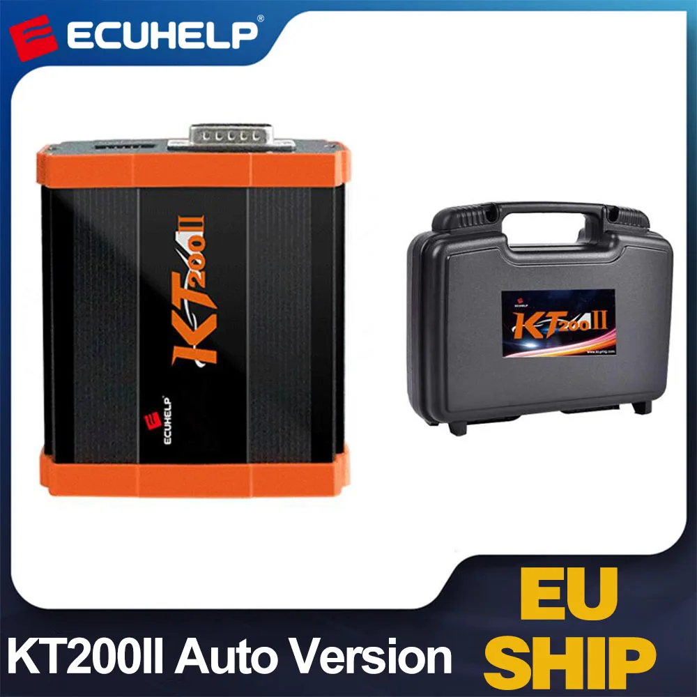 

ECUHELP KT200II ECU TCU Programmer Auto Version for Car Truck KT200 Gen2 ECU Programmer ECU Chip Tuning OBD BOOT BDM JTAG