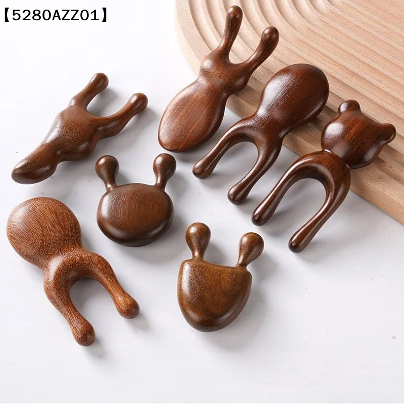 1pc Sandalwood Face Massager Nose & Face Massager - Eye Relief Tool Snail Facial Meridian Massage〔HMA58〕〔HMA58〕