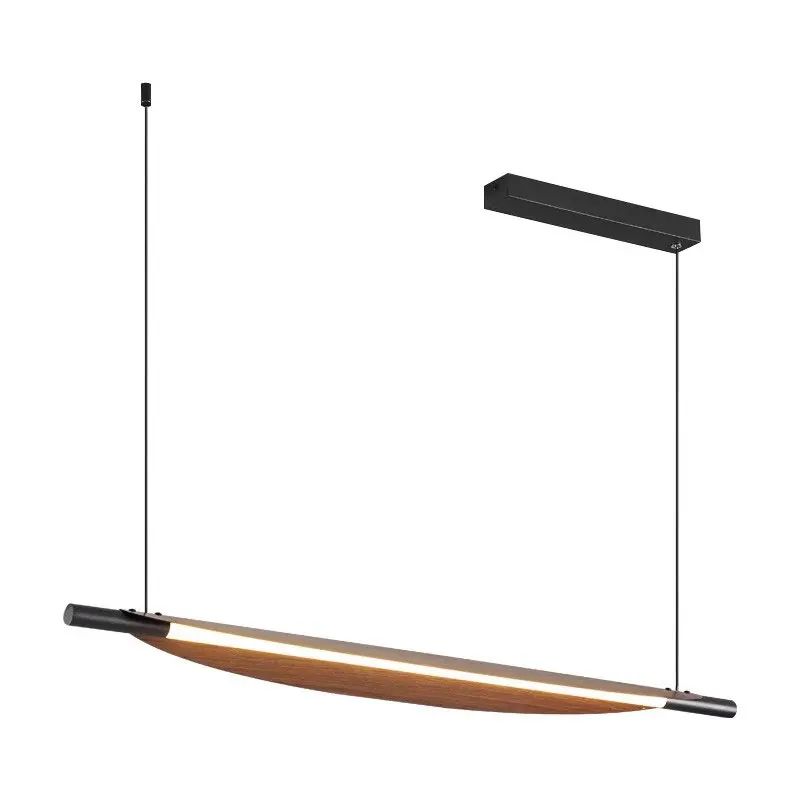 

Vintage Restaurant, Tea Room, Bar Counter, Dining Table, Creative Personality, Homestay, Study, Long Leaf Pendant Light