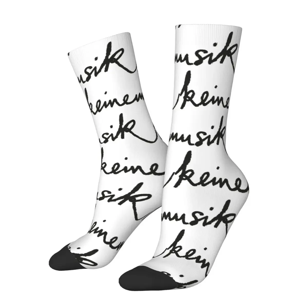 

K-Keinemusikse Socks for Women Men Product All Season Soft Middle Tube Socks Sweat Absorbing