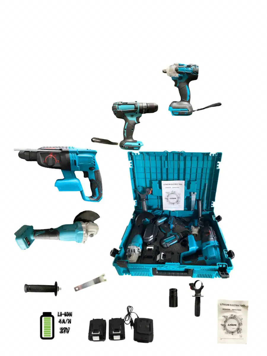 The New Cordless Chargeable Battery Electric Tools Combo From Factory