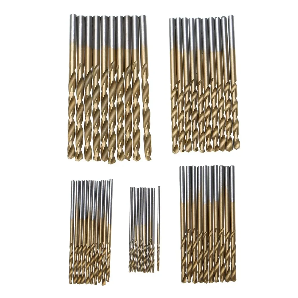 50Pcs Titanium Coated Drill Bits HSS High Speed Steel Drill Bits Set Tool High Quality Power Tools 1/1.5/2/2.5/3mm image 4