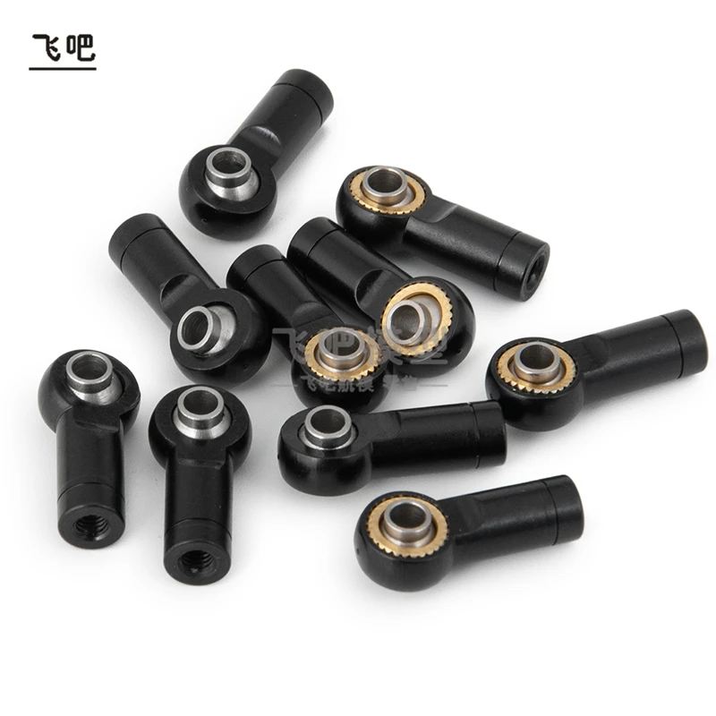 Metal Straight Ball Head Fish Eye Pull Rod Ball Head Buckle for 1/10 RC Crawler Car Traxxas RC4WD D110 VS4 JIMNY Cherokee DIY