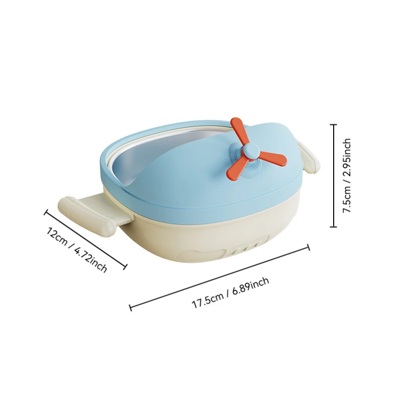 Anti-Fall Suction Baby Food Bowl – Made from 316 Stainless Steel, Feeding Training Bowl for Babies & Toddlers