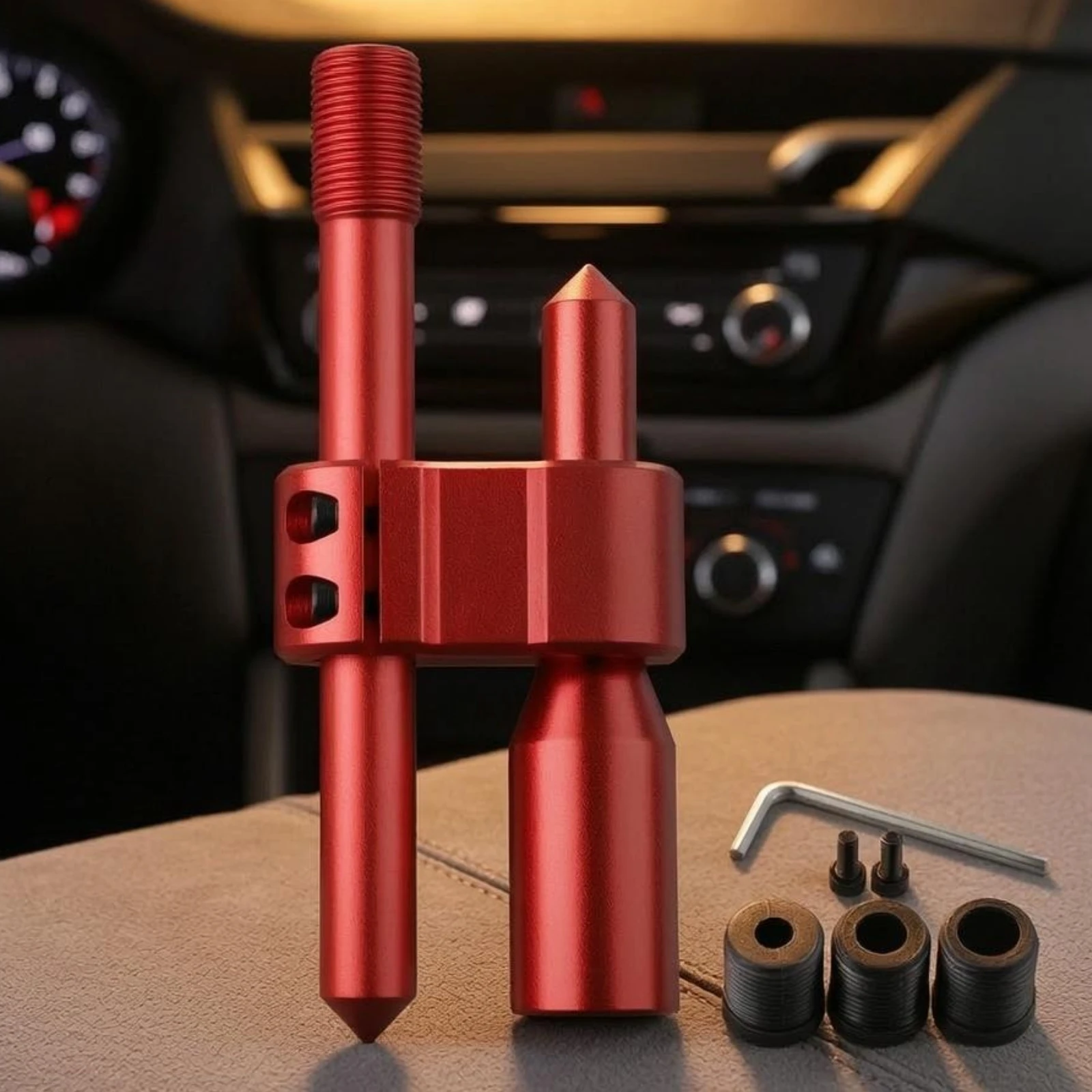 

H-Shaped Shifter Extension Rod Mounting Kit M18 X 1.5 Gear Knob Adapter Manual Gearbox Shifter Extension Universal