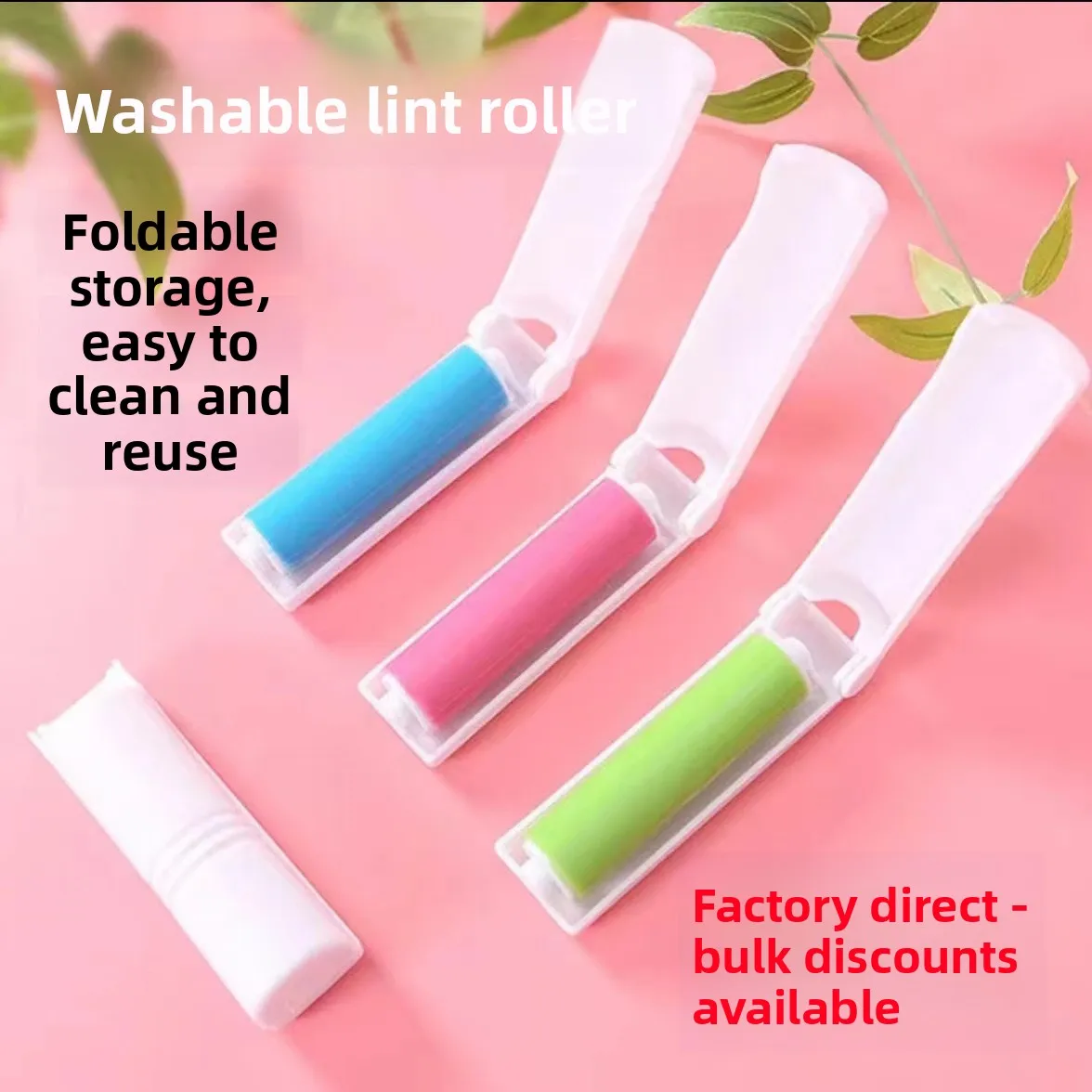 

Foldable washable sticker, clothes hair remover, hair remover, brush, sticky roller, roller brush, dust roller.