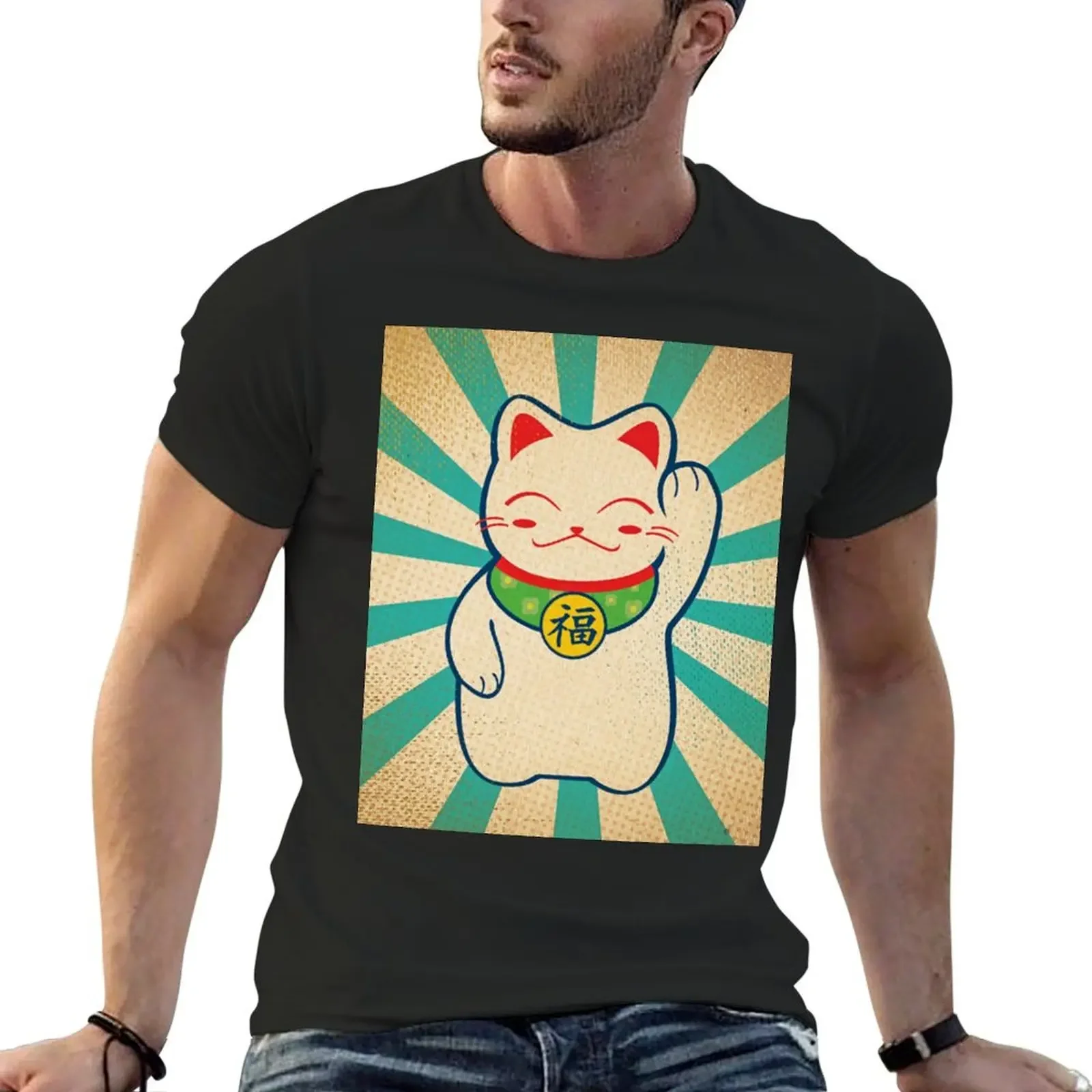 

Lucky Cat - Maneki-neko - Essential T-Shirt graphic t shirts graphic shirts anime shirts men