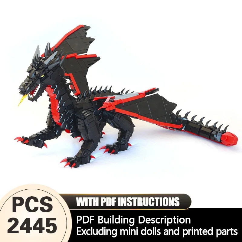 

Creators Animal Series Model MOC Building Bricks Large Dragon Modular Technology Gifts Holiday Assemble Children Toys Suit