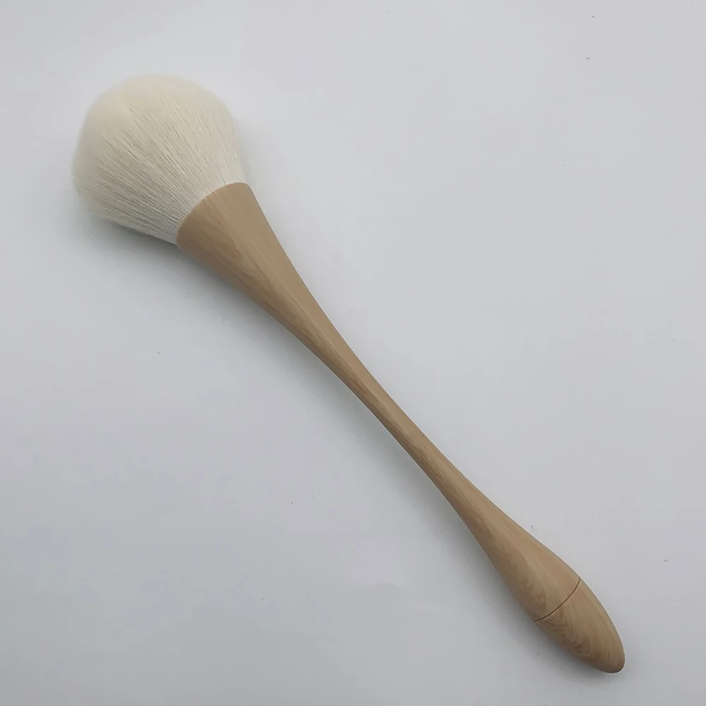 Nail Dust Brush, Manicure Cleaning Brush, Blush Brush Makeup Tools, Large Nail Powder Brush With Wooden Handle