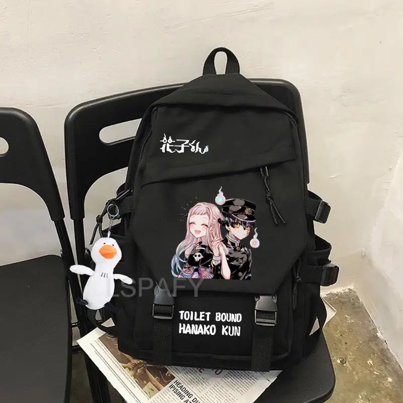 Toilet-bound Jibaku Shounen Hanako-kun Backpack Teenage Girls Boys School Bags Nylon Backpack Women Shoulder Bag Anime Mochilas