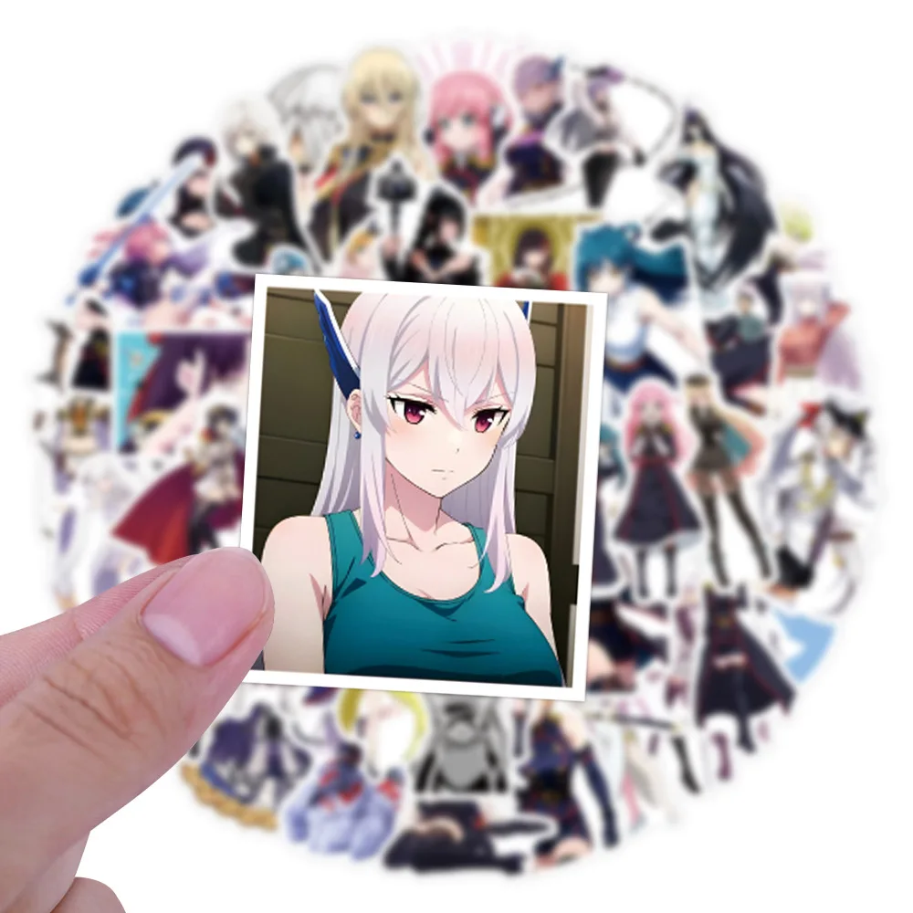 10/55PCS Chained Soldier Cartoon Stickers Cute Girl Sticker Waterproof Kids Toy Laptop Phone Guitar Cup Car Bike Anime Graffiti