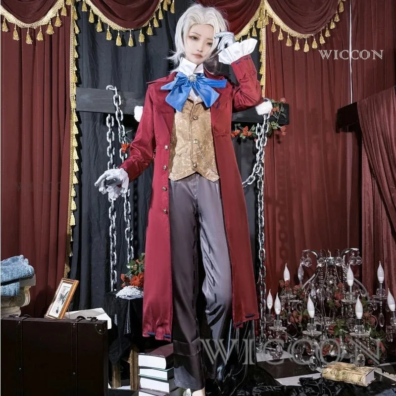 

CyComposer Косплей Костюм Игра Identity V Косплей Фредерик Крайбург Косплей Мужской Костюм Хэллоуин Плюс Размер