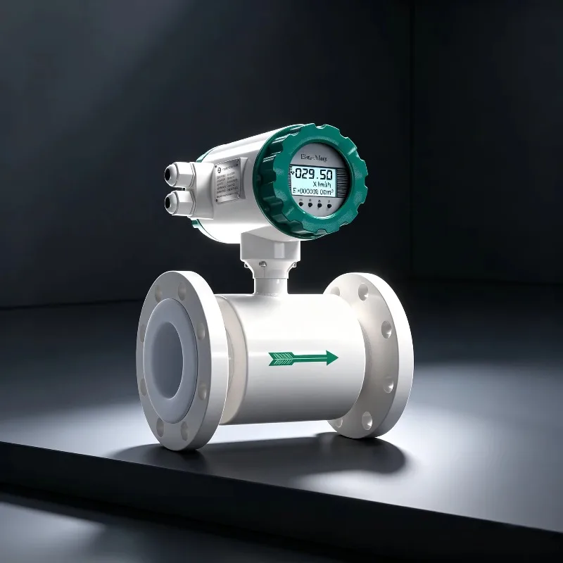 DN50 electromagnetic flowmeter 2-inch electromagnetic flowmeter 4-20mA water flow sensor, flange OEM