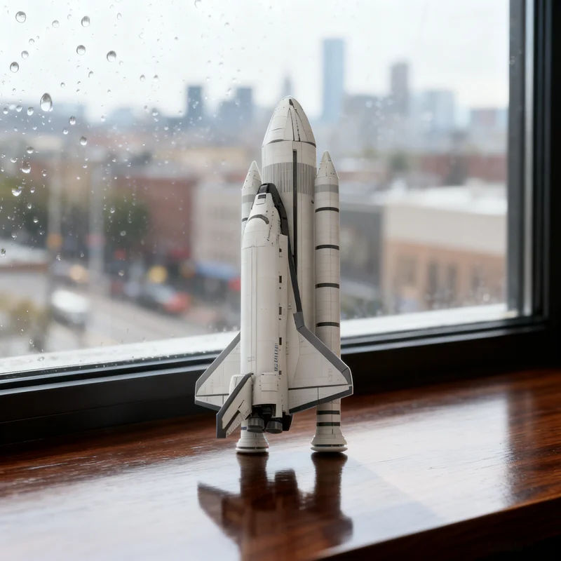 3035 pièces MOC Shuttle Discovery Upgrade Tank et Space Classic Model Building Blocks DIY Gift Creative Collectible Display Decor