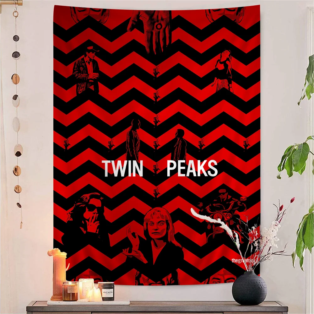 Twin Peaks Tapestry Art Printing Art Science Fiction Room Home Decor Wall Art Decor