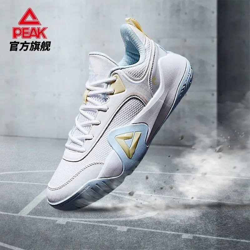 Peak Basketball Shoes Men\'s Shoes Fengji 1.0 New Low-top Practical Sneakers Breathable Wear-resistant Rebound Sports Shoes