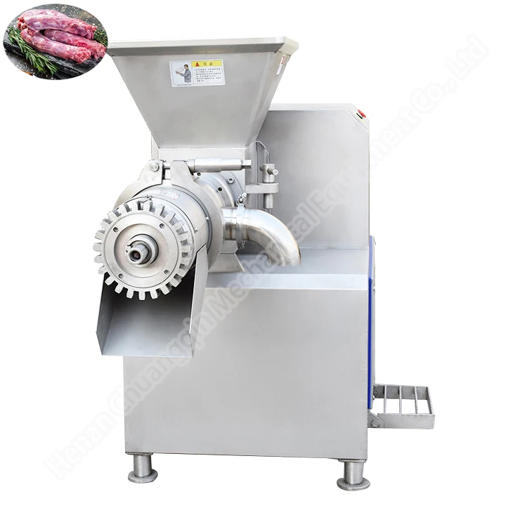 Deboned Meat Chicken Deboning Machine Beef Chicken Pork Turkey Meat Bone Separatpr Low Temperature Bone Meat Separating Machine