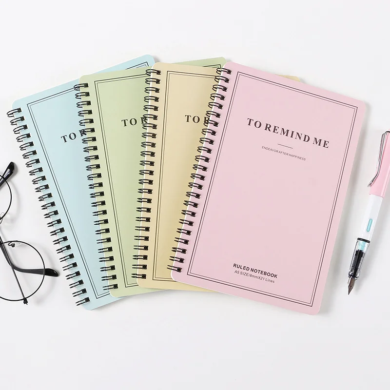 A5 B5 Spiral Book Notebook To-Do กระดาษเรียงราย Journal ไดอารี่ Sketchbook สำหรับอุปกรณ์สำหรับโรงเรียน Stationery Store