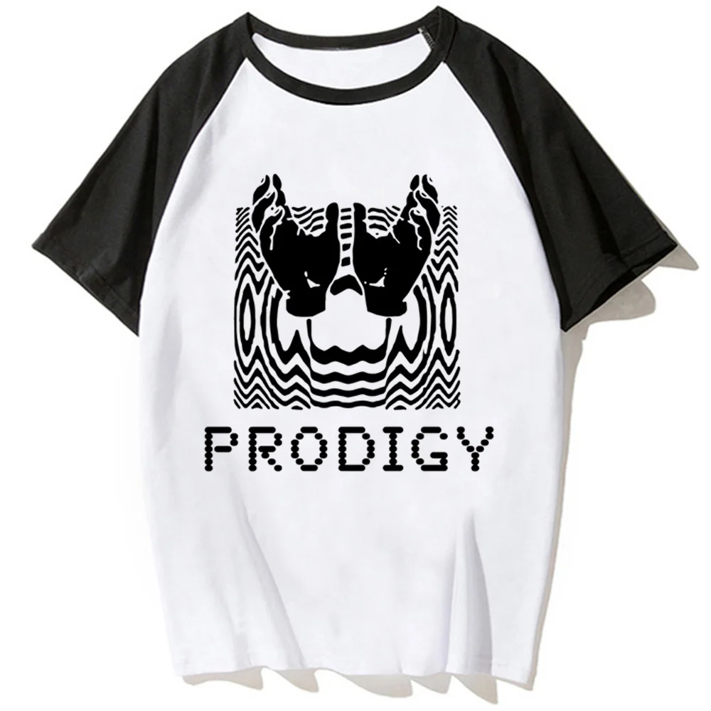 Prodigy Tee women Y2K summer anime t-shirts female Japanese clothing