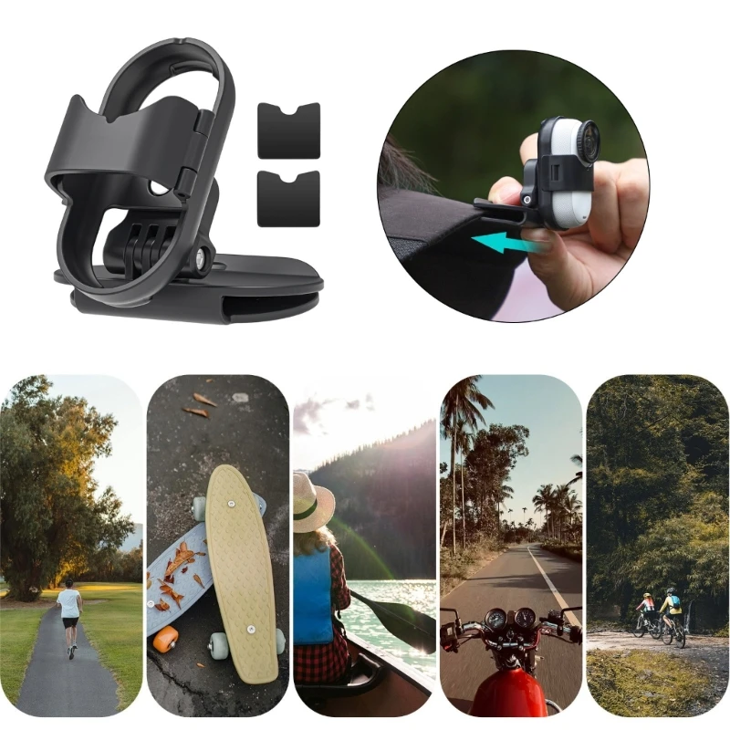 Camera Hat Clip Quick Mount For Insta-360 GO 3S/GO 3,Plastic Camera Attachment For Dynamic Photography Video Taking