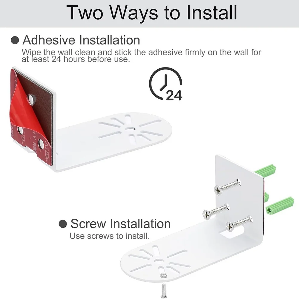 2 قطعة ل كاميرات مراقبة عالي الجودة جدار جبل 360 درجة دوران ث/لصق و المسمار الصلب لمراقبة زوايا مختلفة الصخور