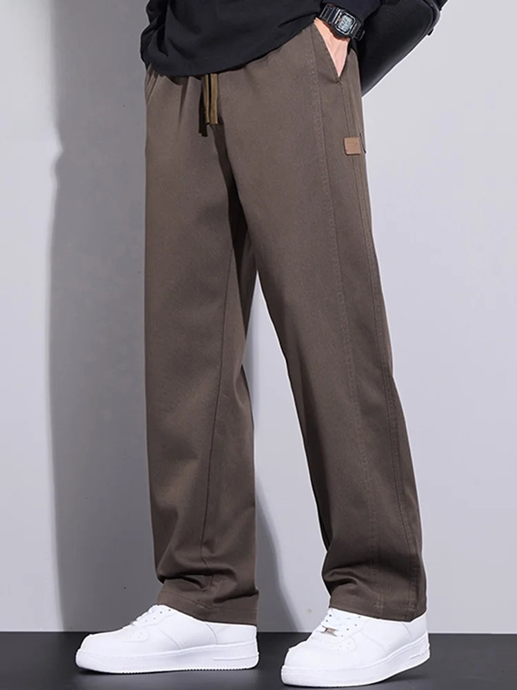 

Men's Straight Leg Casual Pants Spring 2026 Trendy Loose Wide Leg Long Trousers Sli Comfortable Faionable