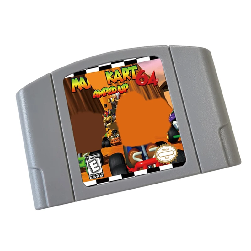 

Mar Kart 64 Amped Up (v2.9.2)For N64 Game Card US Version Console 64 bit USA Version Video Game Cartridge