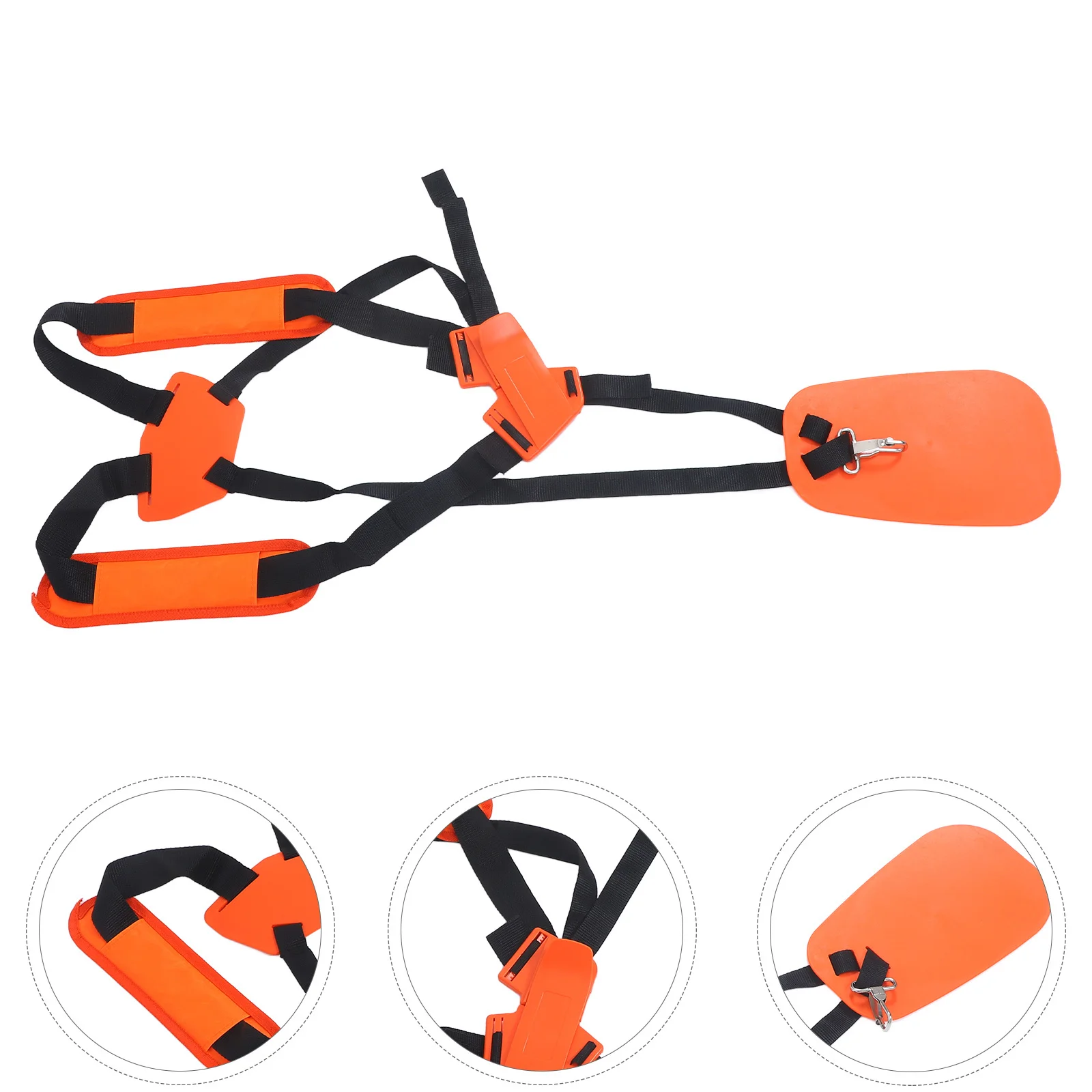 

Double Shoulder Strap For Lawn Trimmer Adjustable Grass Trimmer Carrying Strap Heavy Duty Harness For Brush Cutter Garden Tool